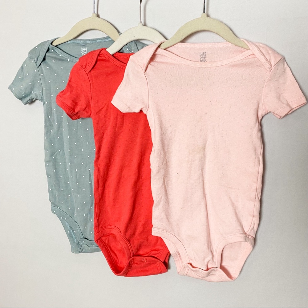 3 Short Sleeve Onesies Bundle Just You by Carter’s